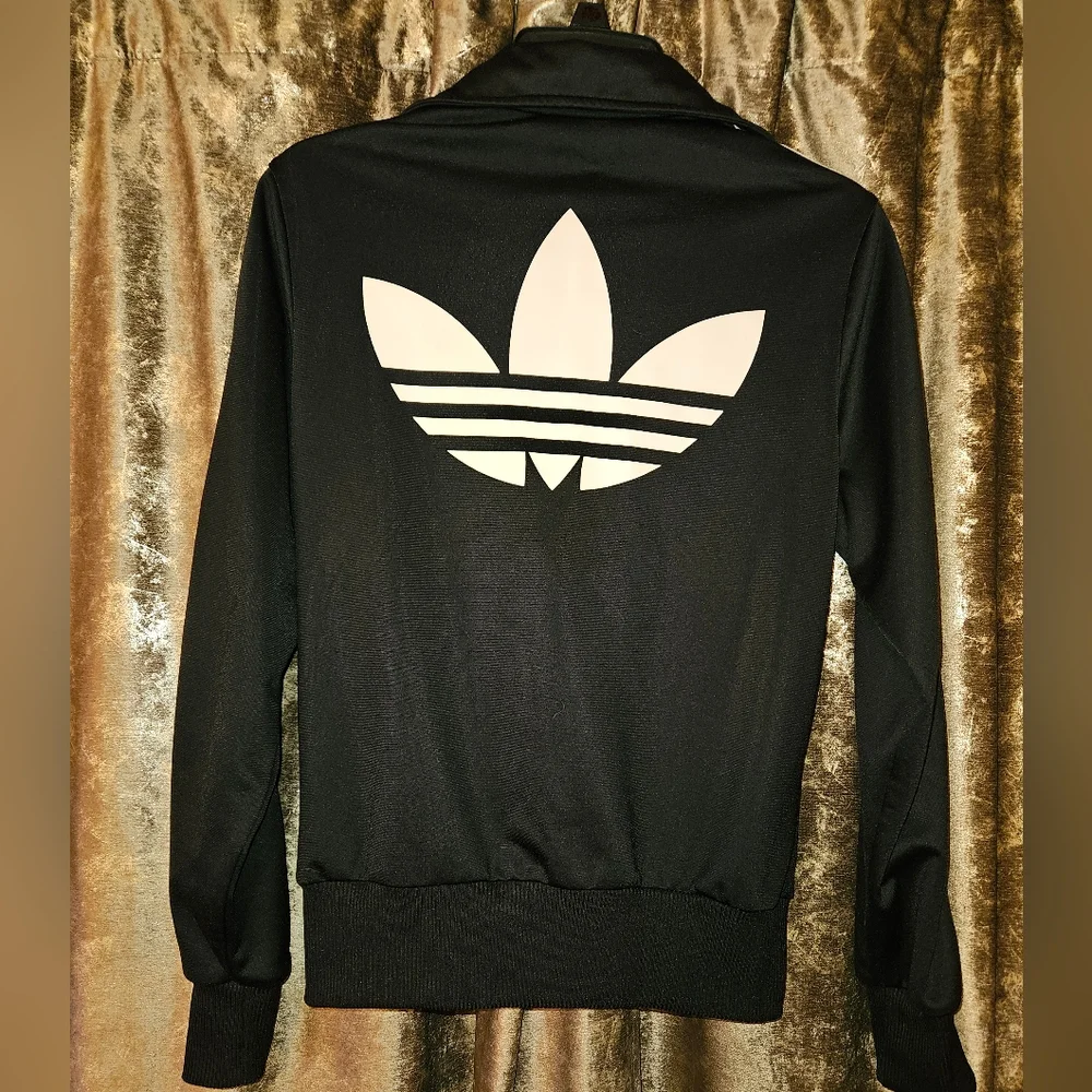 Adidas Womens Zip-up Jacket with Logo - Picture 2 of 9